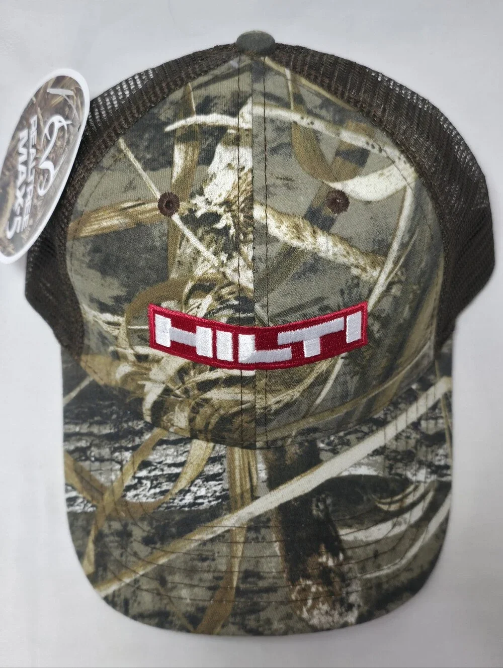 Hilti RealTree Camouflage Mesh Back Trucker Hat - Green/Brown